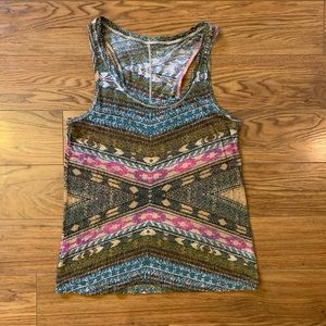 BDG Multicolor Aztec Print Tank